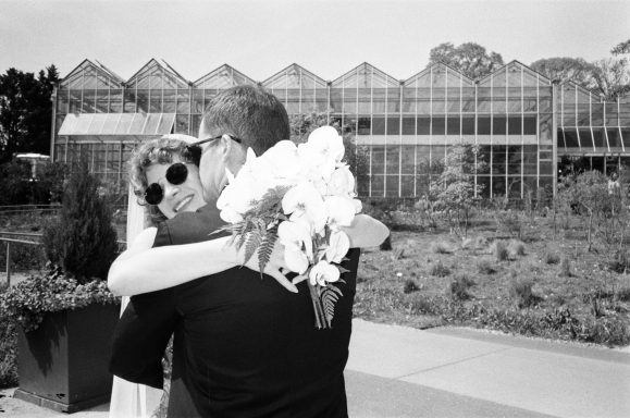 vintage film wedding photography